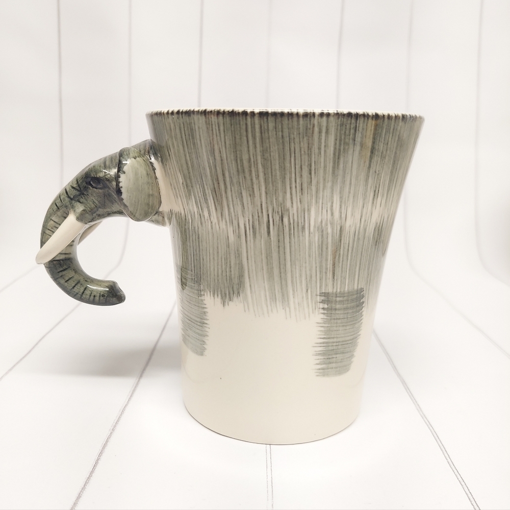 Pier 1 Elephant with Tusks Large Mug - Picture 3 of 9
